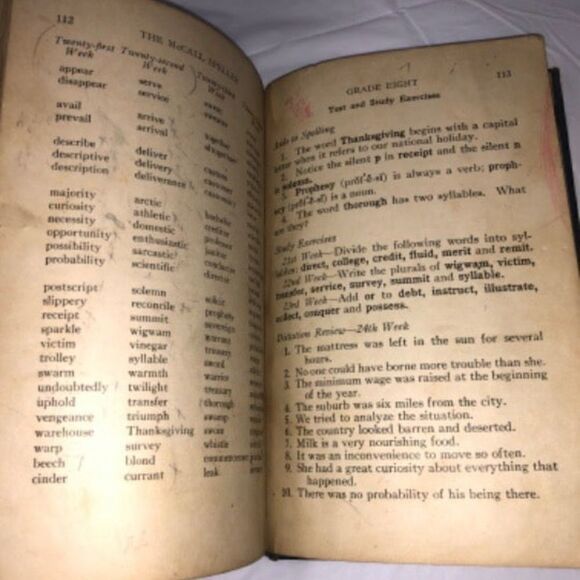 Antique  The McCall Speller Book Two 1925 - Picture 6 of 12